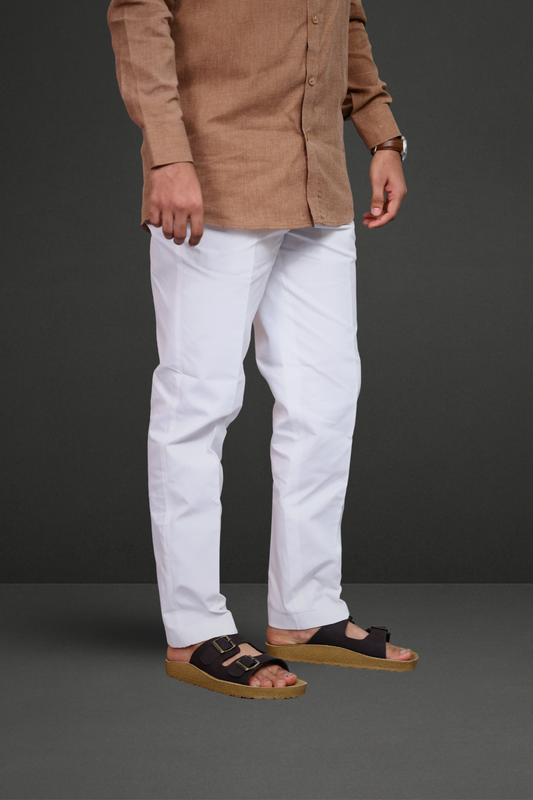 Porcelain White Trouser
